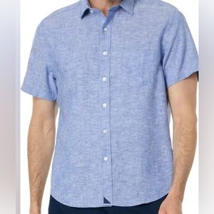 Untuckit Linen Men’s Short sleeve button down